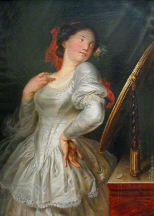 Antoine_Wiertz_Coquette_Dress 1856