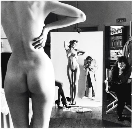 Autoportrait avec June et modeles, Helmut Newton, 1981