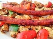 Grillade party Poulet curry, Merguez leurs petits légumes