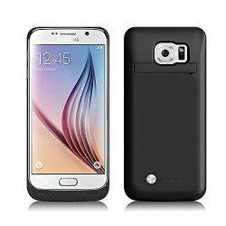 Top 5 des meilleures coque batterie Galaxy S6 Description: Sauvegarde 4200mAh Alimentation externe Cover Case Chargeur Pour Samsung Galaxy S6 Caractéristiques: Vertified par la FCC / CE / ROHS Compatible pour: bord Samsung Galaxy S6 seulement Matériel: Li-polymère Built-in béquille pour regarde...