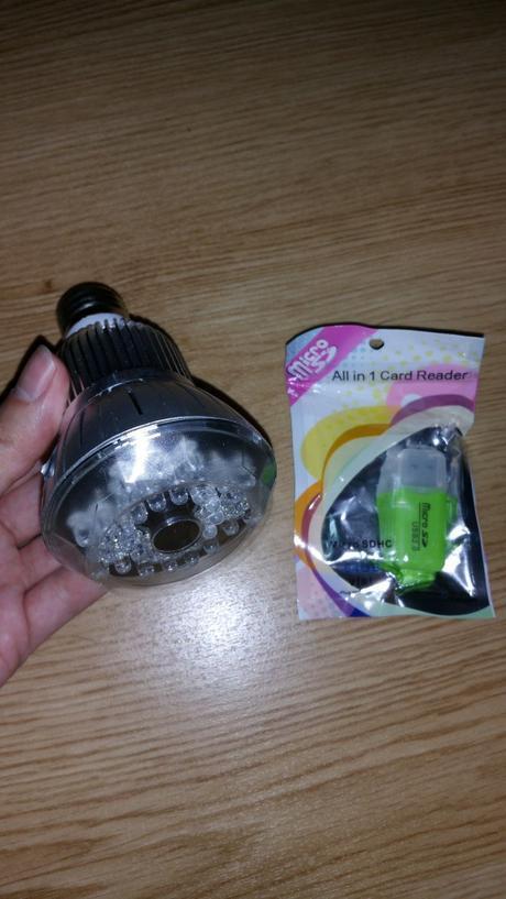 Test de l’ampoule camera LED HD 1080p 20150621_095207