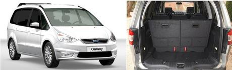 Une voiture, 4 enfants et un coffre Ford Galaxy - 7 places