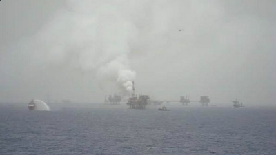 Explosion sur une plateforme pétrolière de Pemex dans le golfe du Mexique