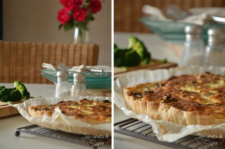 Tarte aux brocolis et aux lardons Tarte aux brocolis et aux lardons