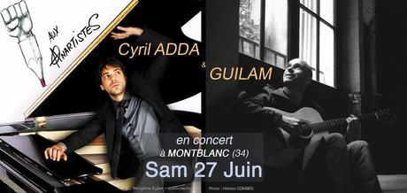 CYRIL ADDA et GUILAM aux ANARTISTES