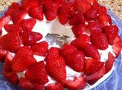 Chiffon cake fraises