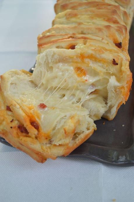 Brioche à effeuiller comté et chorizo