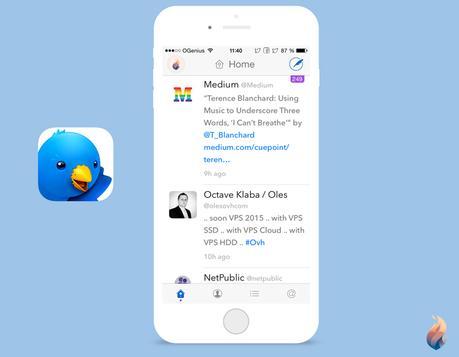 Twitterrific: un client Twitter pour iPhone qui a fière allure!