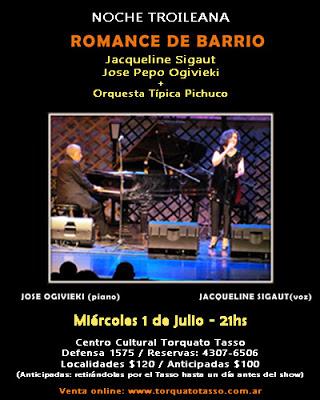 Jacqueline Sigaut et Pepo Ogivieki se retrouvent mercredi au Torcuato [à l'affiche]