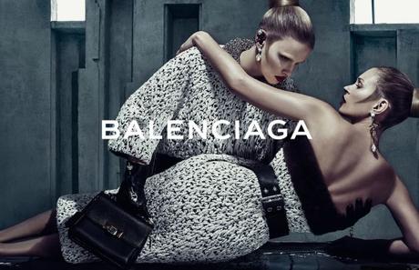 Duo de choc pour la nouvelle campagne Balenciaga...