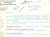 1930 belle en-tête lettre: Manufacture d'articles sport BOSQ Béziers