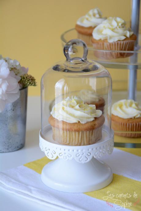 Cupcakes au Lemoncurd – Glaçage Mascarpone/vanille