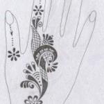dessin de henné facile a faire
