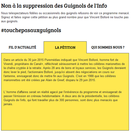 la disparition des guignols est une décision politique  #TouchePasAuxGuignols #boycottCanal+