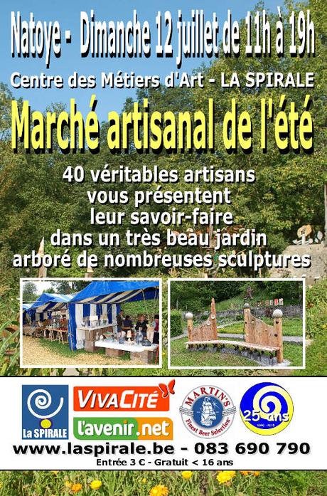 Marché artisanal de l'été à Natoye