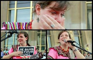 Uli, une allemande, rend hommage à Matoub Lounes à Paris
