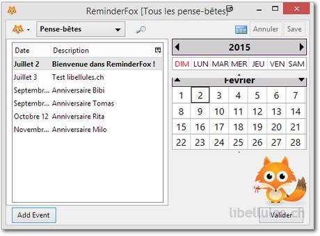 ReminderFox ReminderFox