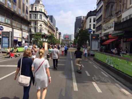 BRUXELLES : Et si on laissait une chance au piétonnier du centre ville ?!