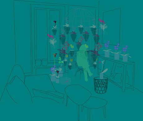 Idées déco / L’orchidée par Patrick Nadeau Impression