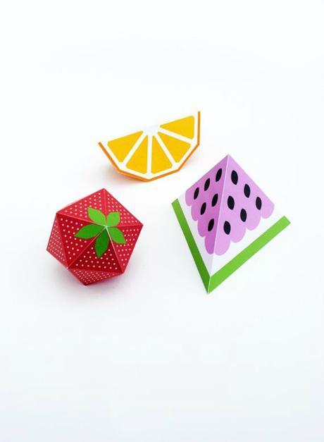 tranche de pastèque en 3D - DIY