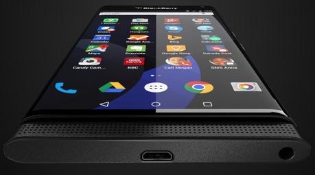 Un  BlackBerry tournant sur Android