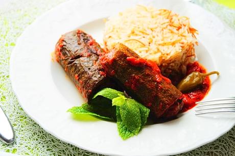 Courgette farcie à la viande hachée/Recette libanaise
