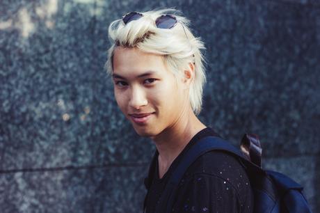 blond asian male