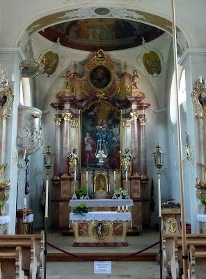 L´église Saint-Sébastien à Krün / Die Sankt Sebastian Kirche in Krün