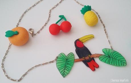 Tout joli, tout simple à faire : le collier toucan
