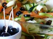 Miam Salade deTagliatelles Courgettes Carottes