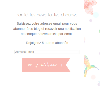 ✐ Changement d’adresse !!!