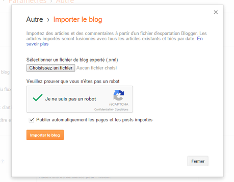 Faire une sauvegarde de son blog