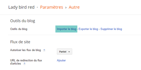 Faire une sauvegarde de son blog