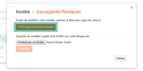 Faire une sauvegarde de son blog