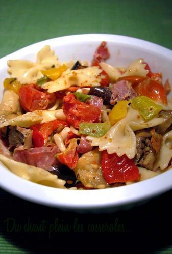 Quand Mingou rend visite à Kriskou. Pasta (mortale !) & tartelettes.