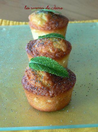 muffins citron aux graines de pavot