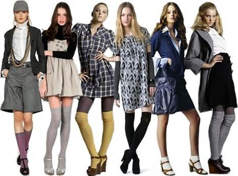 Chaussettes-différentes hauteurs