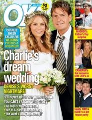 Charlie Sheen et Brooke Mueller en Une de OK! Magazine