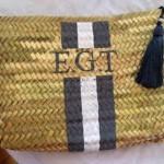 HOLIDAYS : Son sac de plage monogrammé