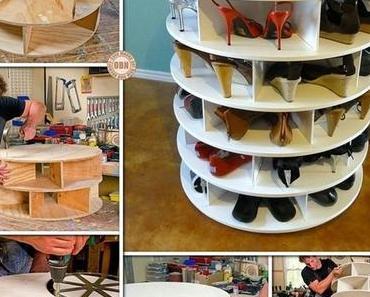 Si vous avez besoin d’une solution pour le rangement de vos chaussures, rien de plus chic que ce projet de bricolage.