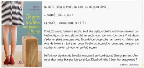 Je peux très bien me passer de toi | Marie Vareille