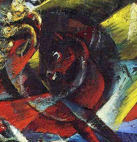 Cheval de guerre SPielberg-cheval de guerre- OTTO DIX-self-portrait-as-mars-détail02
