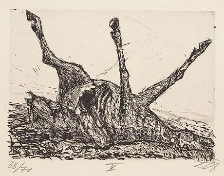 Cheval de guerre Spielberg-Cheval de guerre-OTTO DIX-CorpseOfAHorse-1924