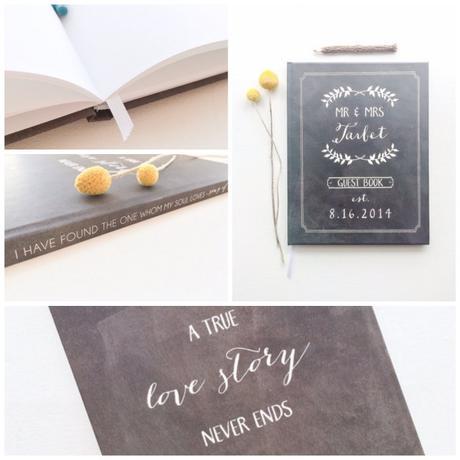 Etsy déco mariage livre d'or guest book.