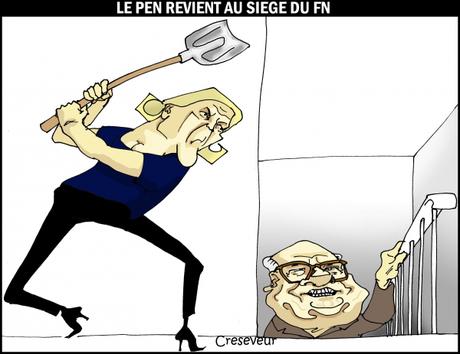 Le Pen revient au FN grâce à la justice