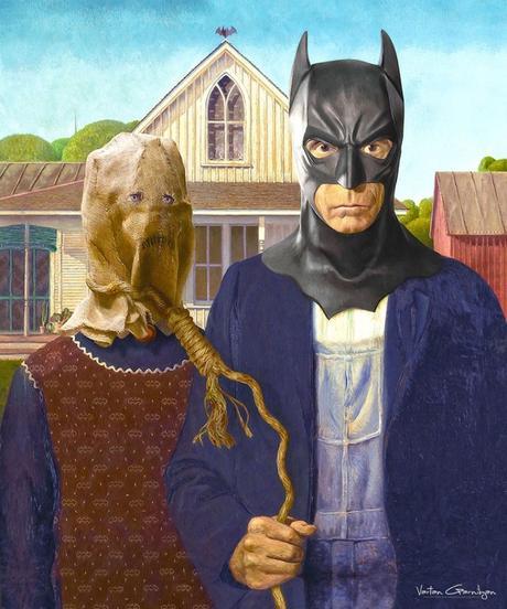 Batman & co s’incrustent dans des tableaux mythiques