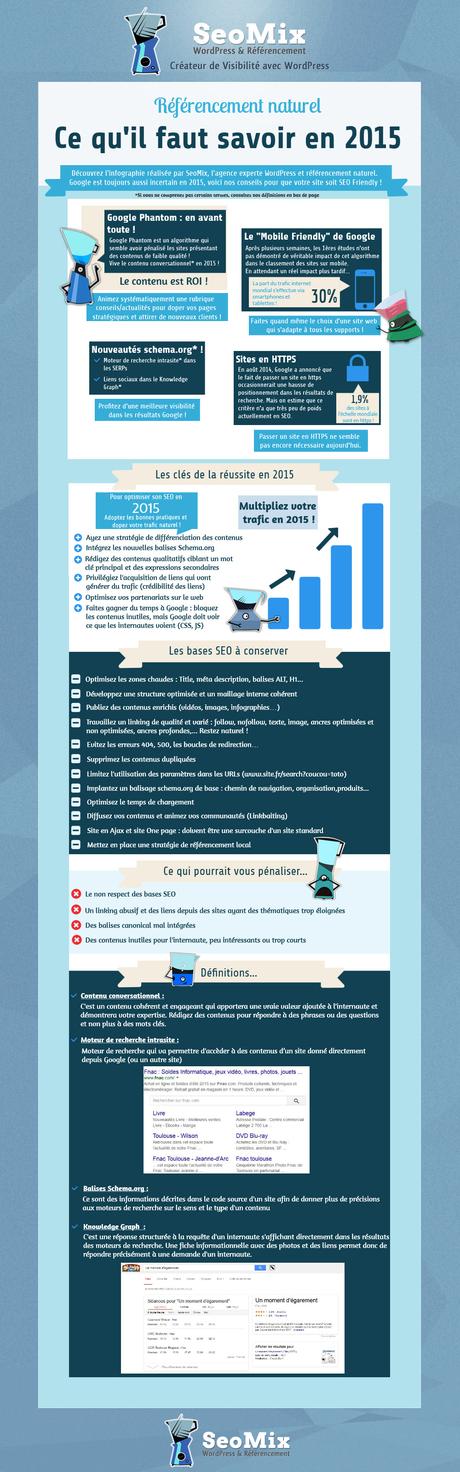 Infographie SEO 2015 : les conseils de SeoMix