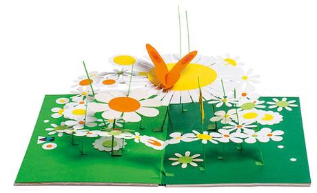 Le jardin des papillons, un livre pop'up joyeux et coloré