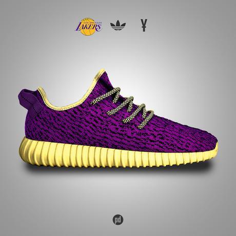 Des Yeezy Boost 350 aux couleurs des franchises NBA