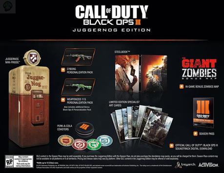 Call of Duty : Black Ops 3 dévoile ses éditions collector